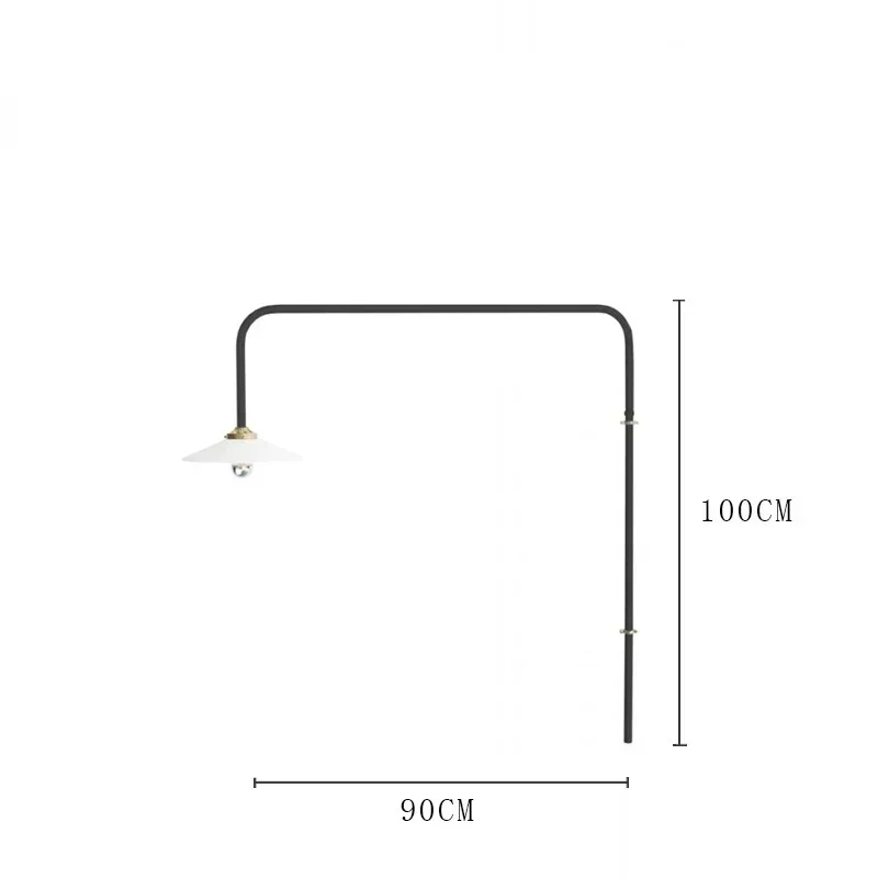 Nordic Designer Industrial Wall Light – Adjustable Long Arm Wall Lamp for Living Rooms, Bedrooms, Restaurants & Hotels