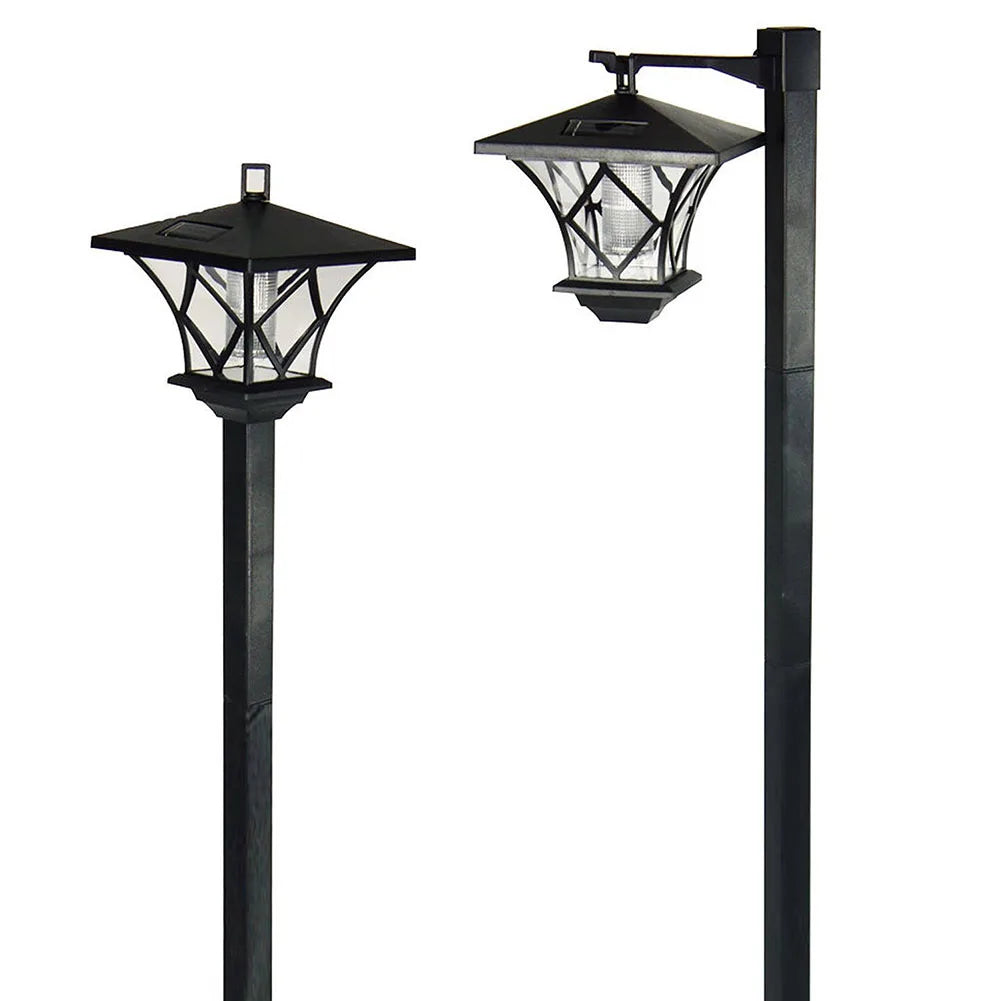 SolarEleganz 2-in-1 Solar-Pfostenlampe-Leuchtezauber