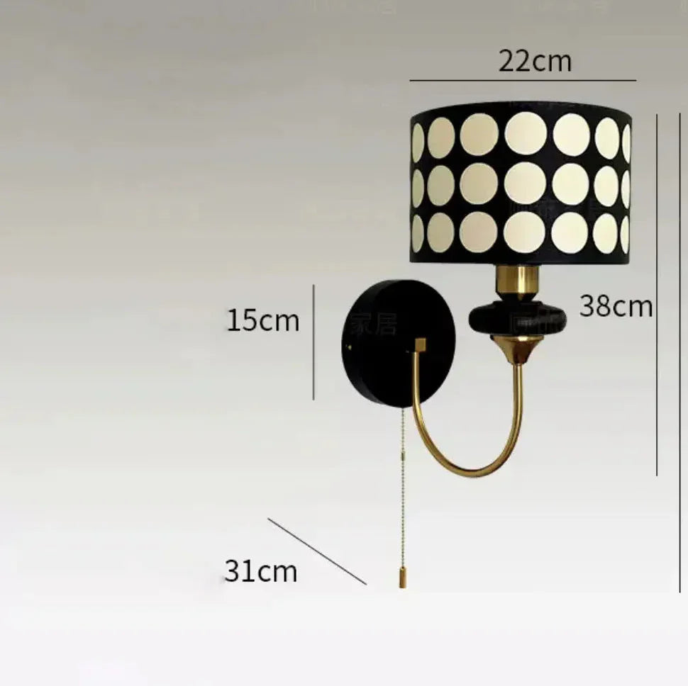 Traditional Copper Chandelier with Fabric Shades – Luxury Classic Ceiling Light | Elegant Ambient Lighting