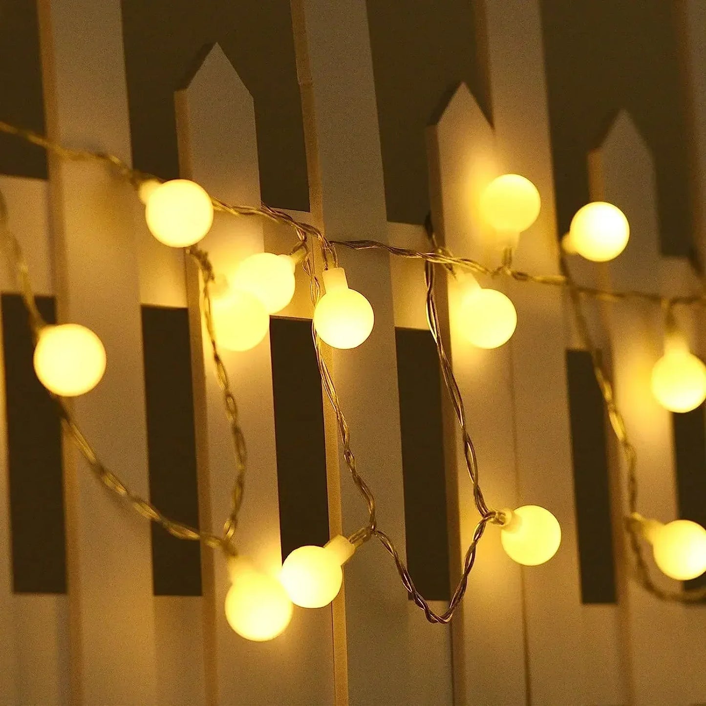 LUMIBALLS LED Globe String Lights – Waterproof Decorative Fairy Lights | USB & Battery Powered Indoor & Outdoor Lighting