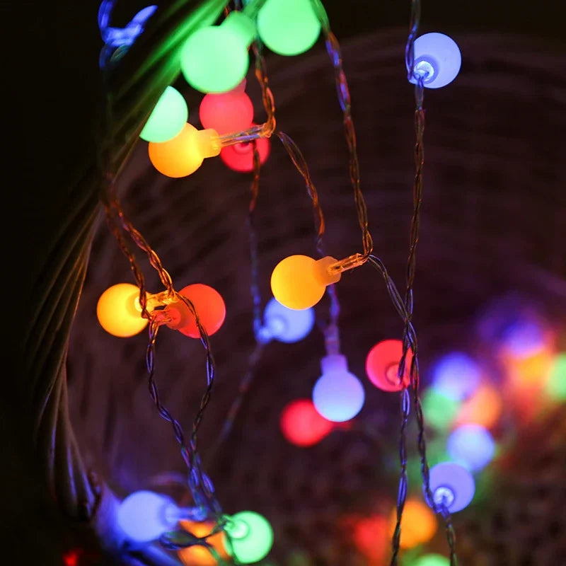 USB/Battery LED Globe String Lights – Decorative Indoor & Outdoor Lights for Christmas, Weddings, Gardens & Parties
