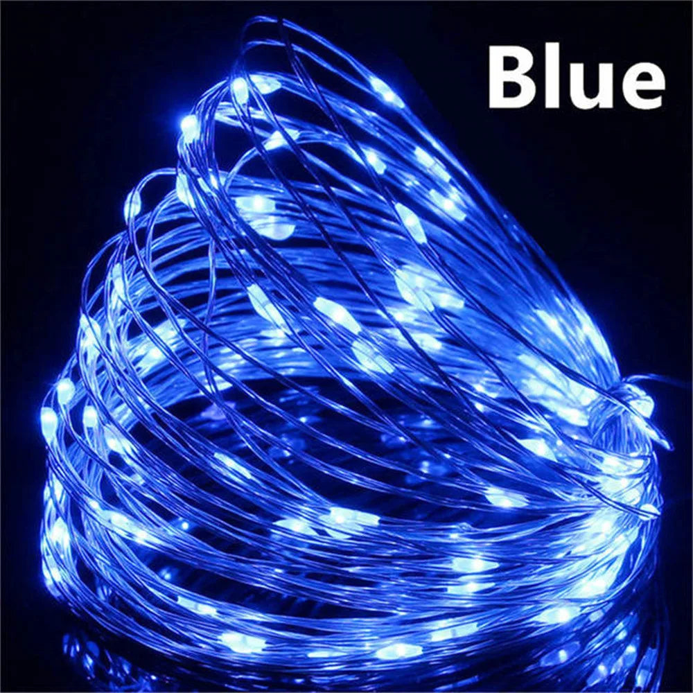 LumineoPro USB LED String Lights – Waterproof Fairy Lights | Flexible Copper & Silver Wire Decorative Lighting