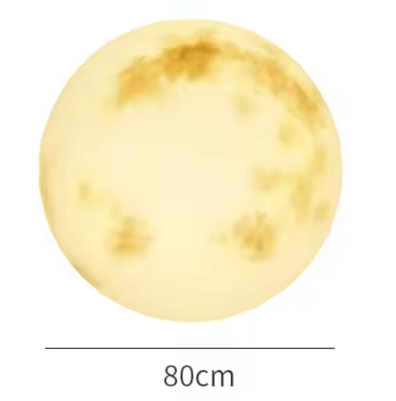 Moon Lamp – Moon-Shaped Garden Light | Rechargeable Decorative Outdoor Lighting