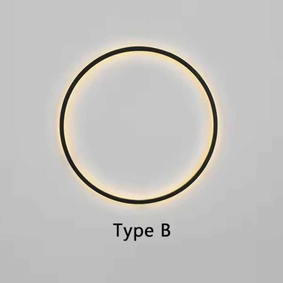 HaloForm Wall Light – Minimalist Circular Lighting | Modern Ambient Wall Fixture