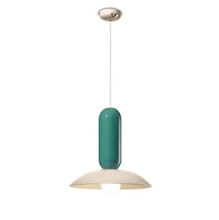 Macaron Frisbee Pendant Light – Playful Modern Hanging Lamp | Colourful Scandinavian Ceiling Lighting