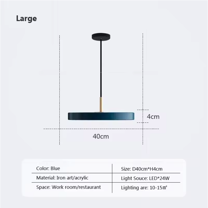 Orbisaucer LED Pendant Light – Minimalist UFO Ceiling Lamp | Modern Sculptural Hanging Light for Contemporary Interiors