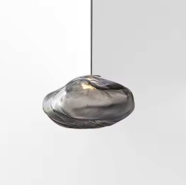 Bubble Glass Pendant Light – Minimalist Sculptural Hanging Lamp | Modern Statement Interior Lighting