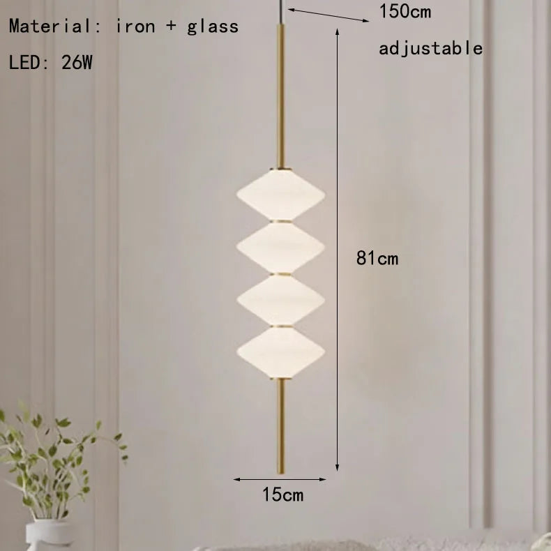 Modern Glass Globe Pendant Light – Elegant LED Ceiling Light | Adjustable Hanging Lamp | Contemporary Home Lighting