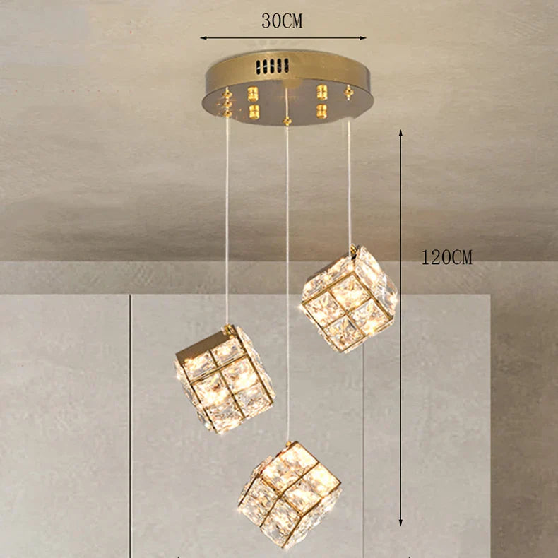 LuxeLicht Kristallen Trap Hanglamp-Leuchtezauber
