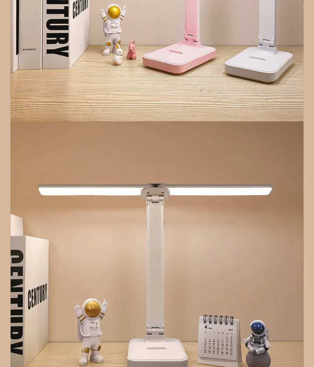 LumoFlex – Wiederaufladbare Faltbare LED-Schreibtischlampe mit Touch-Steuerung & Augenschutz-Leuchtezauber