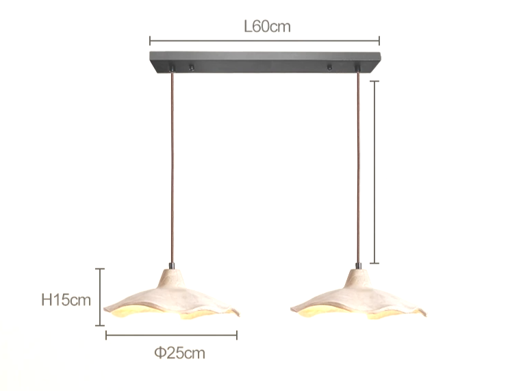 Japandi Wooden Pendant Light – Minimalist LED Ceiling Lamp | Wabi-Sabi Interior Lighting | Natural Contemporary Design