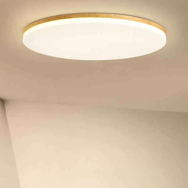 Einzelne runde LED-Deckenleuchte aus Acryl-Leuchtezauber
