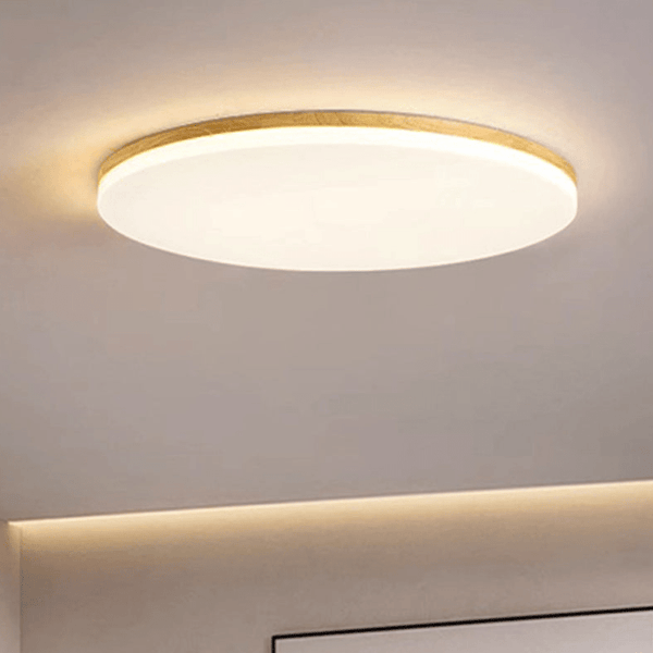 Einzelne runde LED-Deckenleuchte aus Acryl-Leuchtezauber