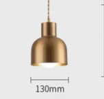 Gold Nordic Pendant Light – Modern LED Hanging Lamp | Scandinavian Luxury Interior Lighting