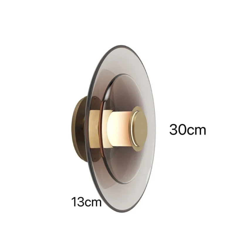 Eloria Glass Wall Light – Nordic LED Wall Lamp | Modern Ambient Lighting for Sophisticated Interiors