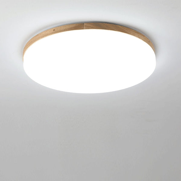 Einzelne runde LED-Deckenleuchte aus Acryl-Leuchtezauber