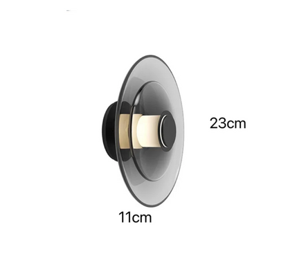 Eloria Glass Wall Light – Nordic LED Wall Lamp | Modern Ambient Lighting for Sophisticated Interiors