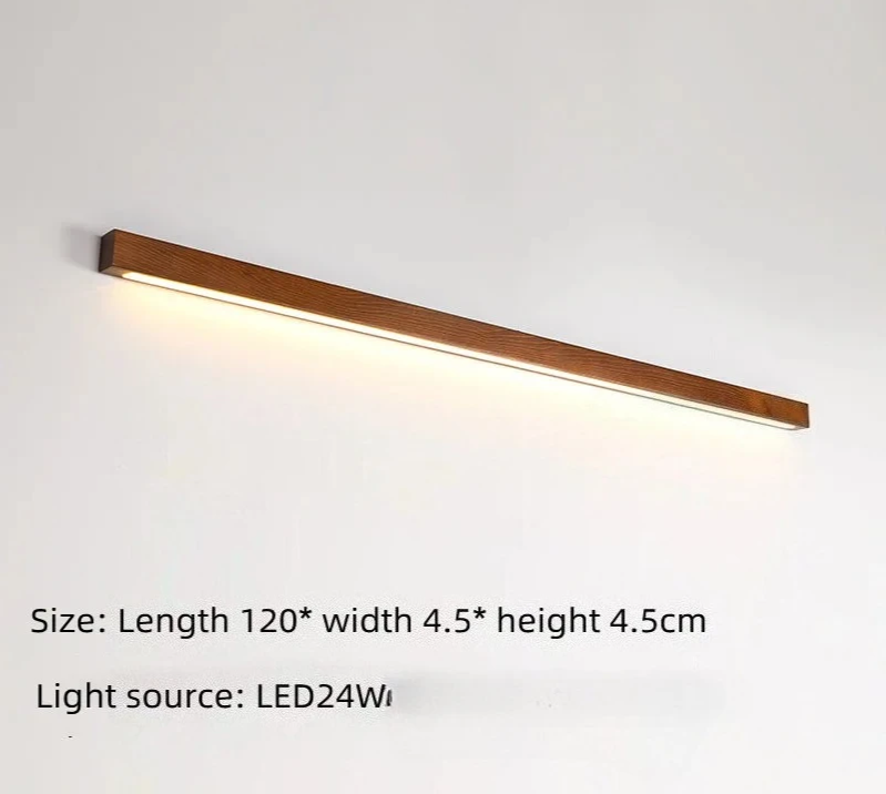 Japanese Wood Wall Light – Minimalist LED Wall Lamp | Up & Down Ambient Lighting | Japandi Interior Feature