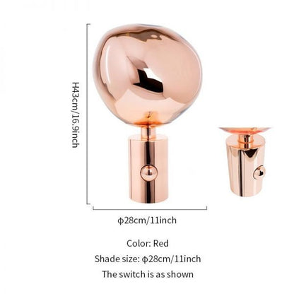 Innovative Tischlampe Melt-Leuchtezauber