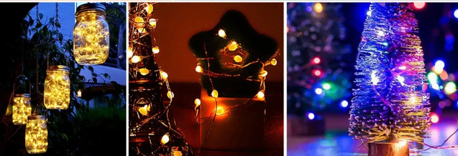 LUMISHOW RGB Smart LED String Lights – App & Remote Controlled Decorative Lighting | USB Powered Indoor & Outdoor Fairy Lights
