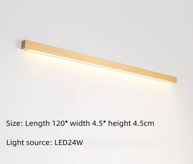 Japanese Wood Wall Light – Minimalist LED Wall Lamp | Up & Down Ambient Lighting | Japandi Interior Feature