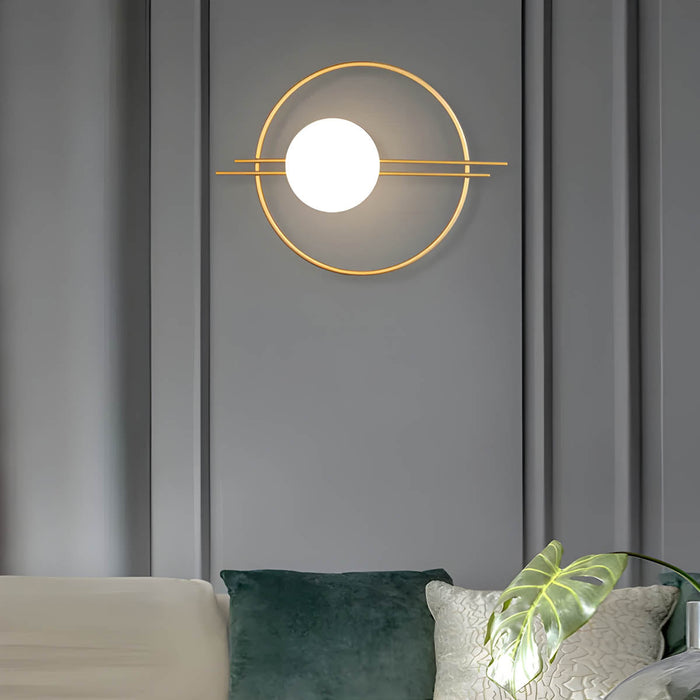 Moderne LED-Wandleuchte Eclipse-Leuchtezauber