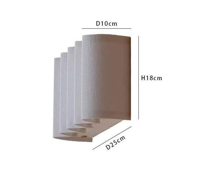 Kasumi Fabric Wall Light – Wabi-Sabi Wall Lamp | Japanese Minimalist Lighting for Calm Modern Interiors