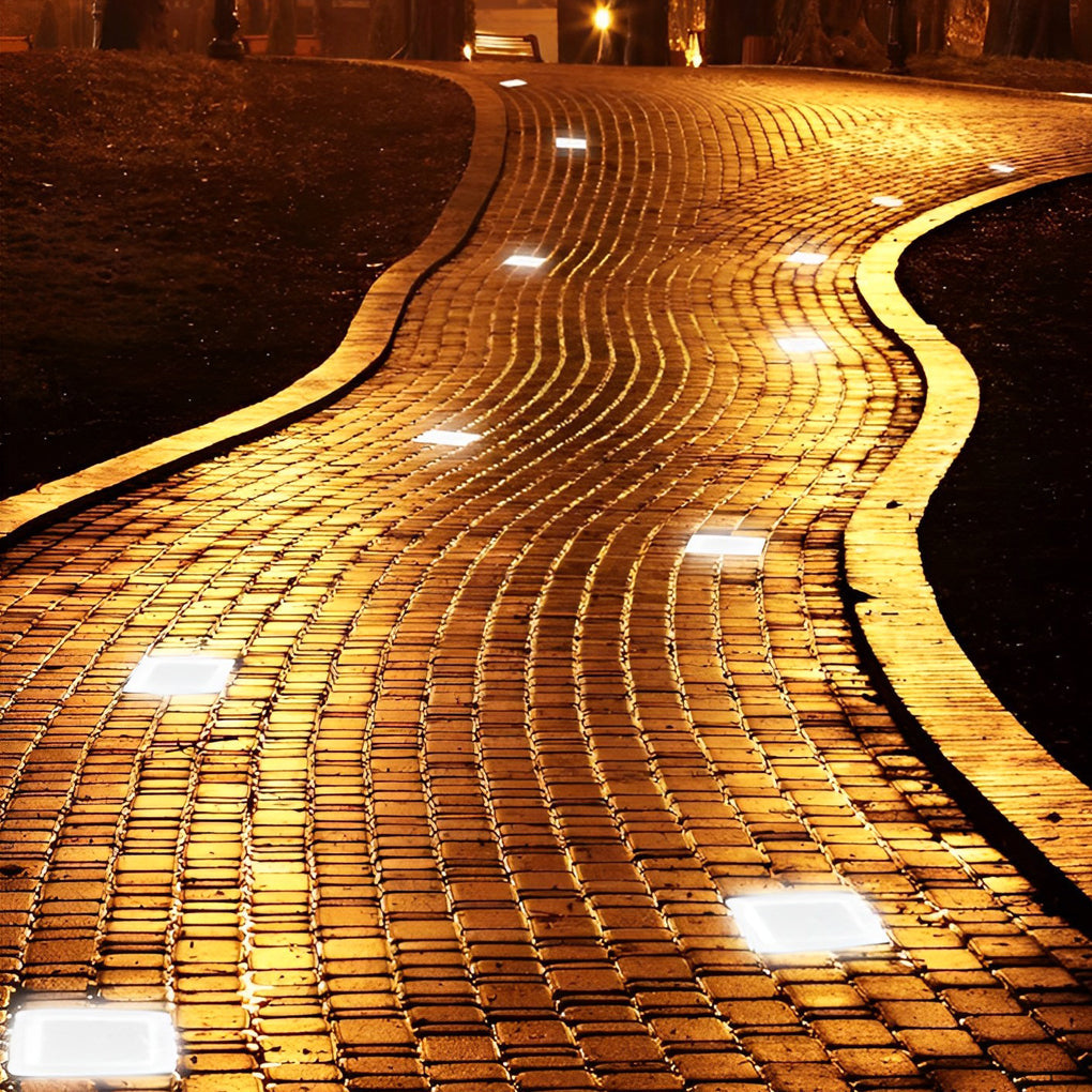 Quadratische Solarlampe-Leuchtezauber