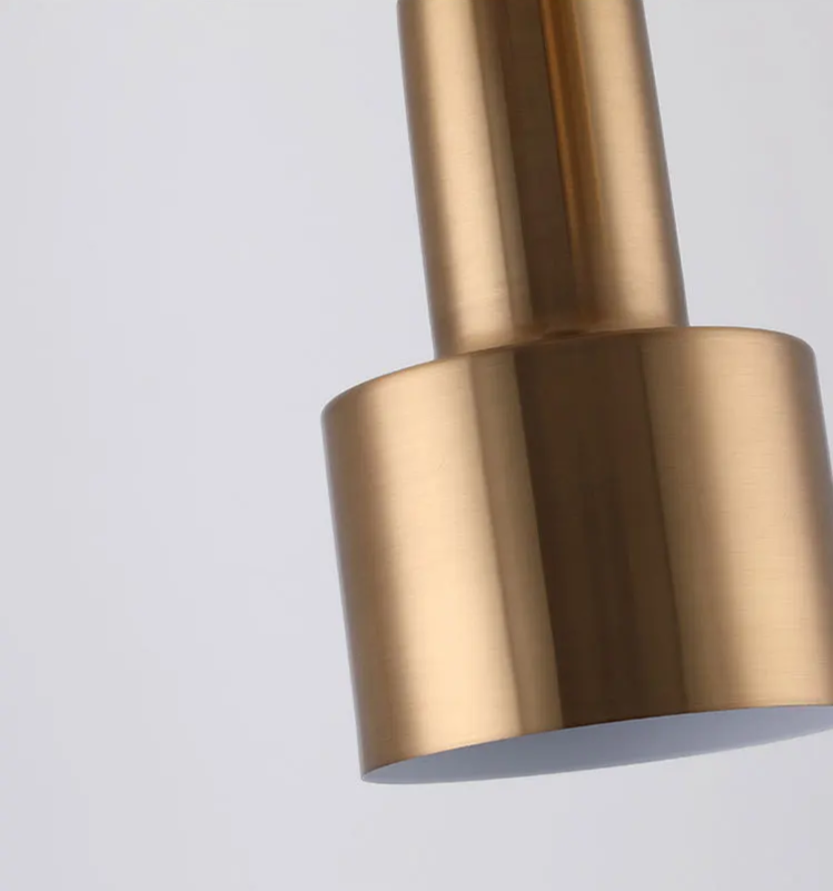 Gold Nordic Pendant Light – Modern LED Hanging Lamp | Scandinavian Luxury Interior Lighting