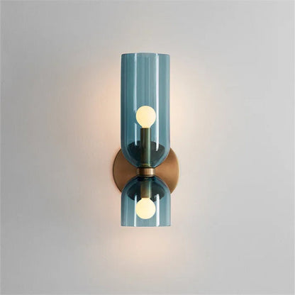 Doppelkopf Glas Wandleuchte Led Sconce-Leuchtezauber