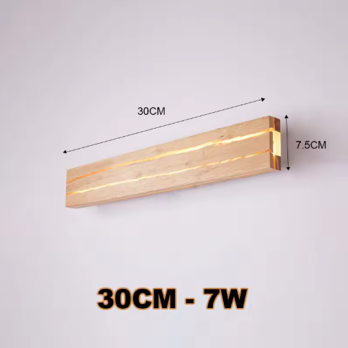 TimberCrevice LED Wall Light – Sculptural Wood Effect Sconce | Contemporary Organic Accent Lighting