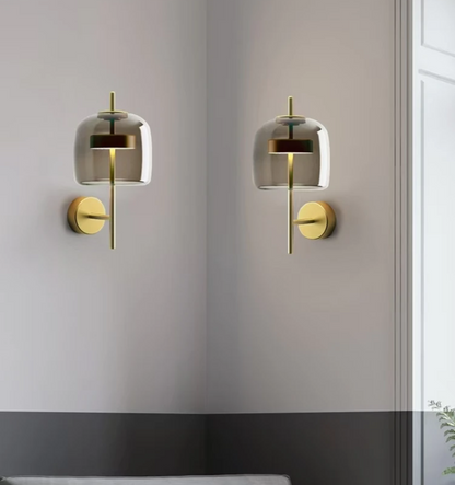 Veralis Wall Light – Nordic Glass LED Wall Lamp | Minimalist Ambient Lighting for Modern Interiors