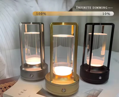 LumiCrystal Touch LED Kristall Tischlampe-Leuchtezauber