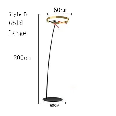 Skandinavische Led Design Stehleuchte-Leuchtezauber