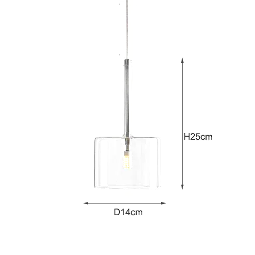 Milano Glass Pendant Light – Luxury LED Chandelier | Contemporary Italian Designer Lighting | Elegant Interior Centrepiece