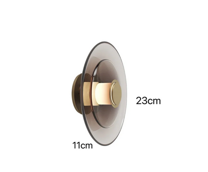 Eloria Glass Wall Light – Nordic LED Wall Lamp | Modern Ambient Lighting for Sophisticated Interiors