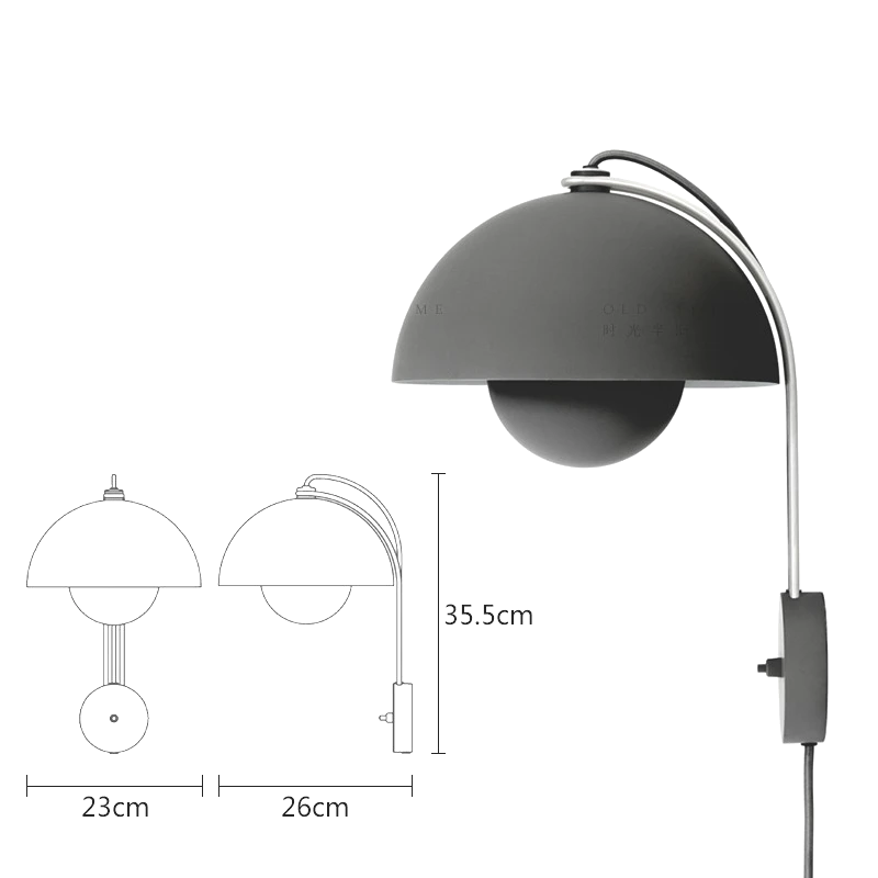 Nordic Bud LED Wall Light – Contemporary E27 Wall Lamp | Soft Ambient Lighting | Modern Interior Accent