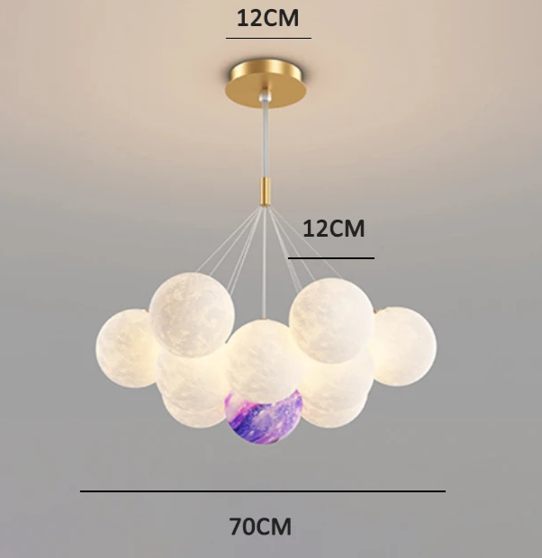NovaNest Pendant Light – Modern 3D Kids Ceiling Lamp | Creative LED Lighting for Children’s Bedrooms & Contemporary Interiors
