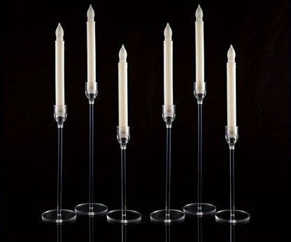 LumenAcry Acryl-Kerzenhalter Set (3-teilig)-Leuchtezauber
