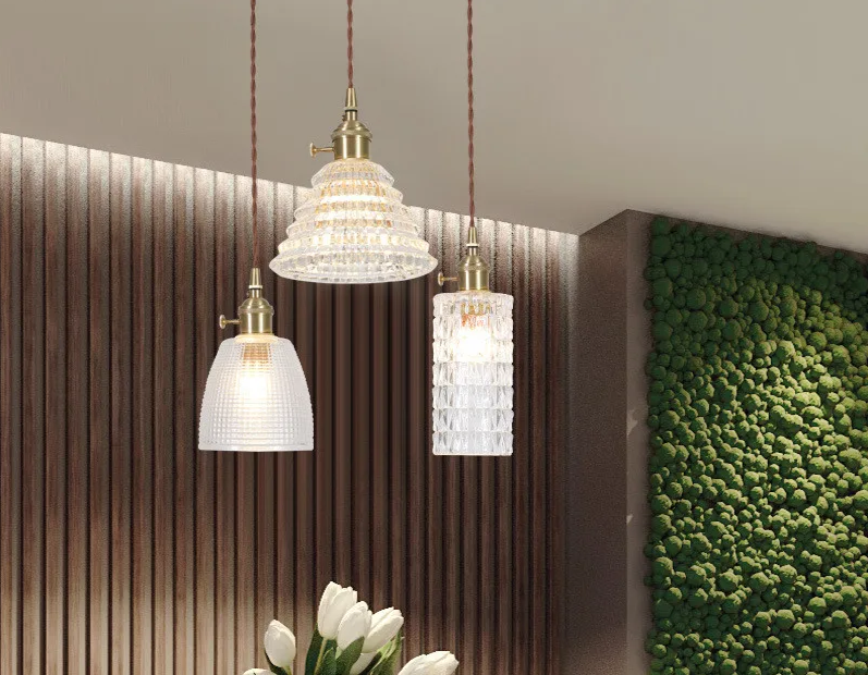 AeroNord LumiSphere Pendant Light – Japandi Glass Pendant Lamp for Living Rooms, Cafés &Modern Interiors