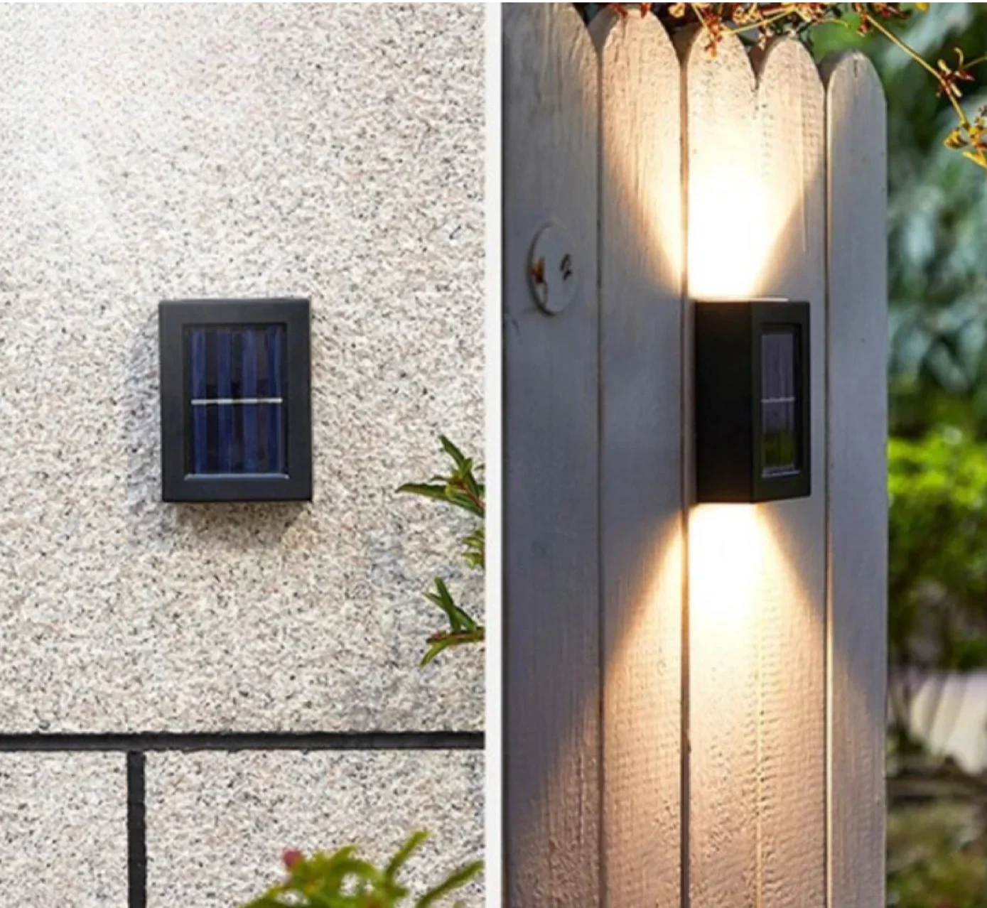 Premium kabellose Solar-Wandleuchte – Bereichern Sie Ihren Garten mit einem attraktiven Ambiente!-Leuchtezauber