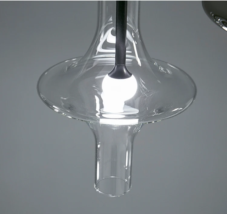 Aureline Glass Pendant Light – Luxury Nordic LED Hanging Lamp | Modern Designer Lighting for Elegant Interiors