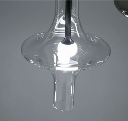 Aureline Glass Pendant Light – Luxury Nordic LED Hanging Lamp | Modern Designer Lighting for Elegant Interiors