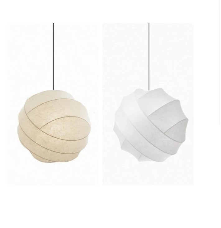 Wabi Sabi Paper Pendant Light – Handcrafted Japanese Ceiling Lamp | Soft Ambient Lighting | Timeless Zen-Inspired Design