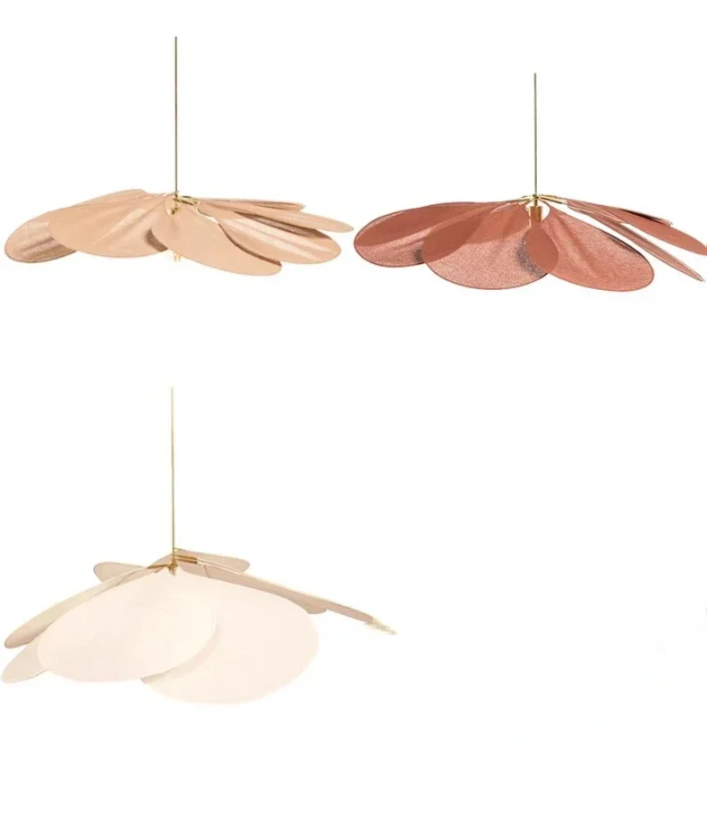 Floral Fabric Pendant Light – Designer E27 Ceiling Lamp | Artistic Ambient Lighting | Contemporary Statement Feature