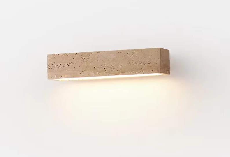 ZENLUME Wabi-Sabi Stein Wandleuchte-Leuchtezauber