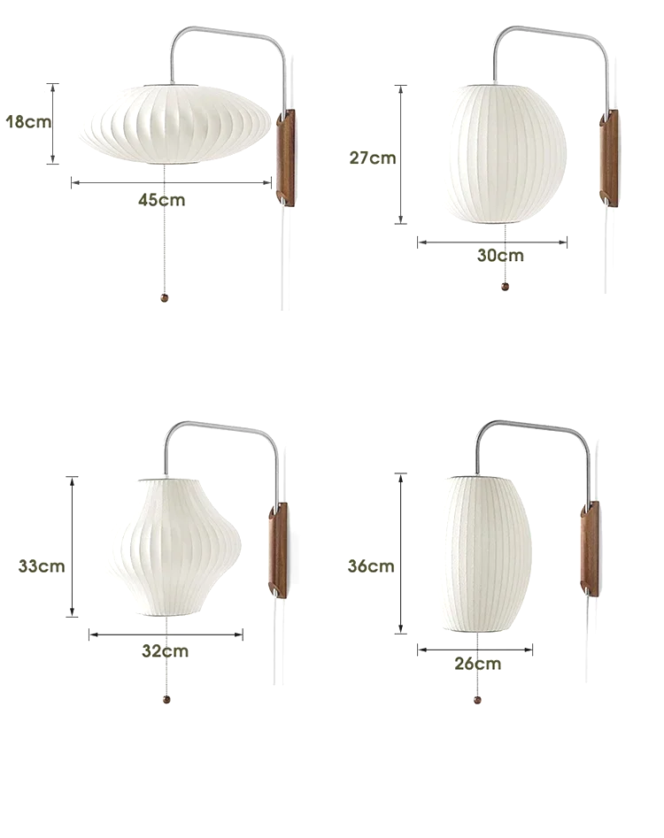 Japandi Silk Wall Light – Handwoven Fabric & Wood Wall Lamp | Soft Ambient Lighting | Contemporary Japanese-Inspired Design