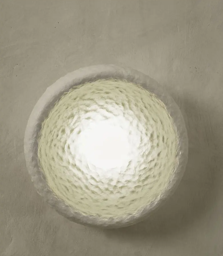 Wabi-Sabi Resin Wall Light – Retro Japanese LED Wall Sconce | Warm Minimalist Ambient Lighting