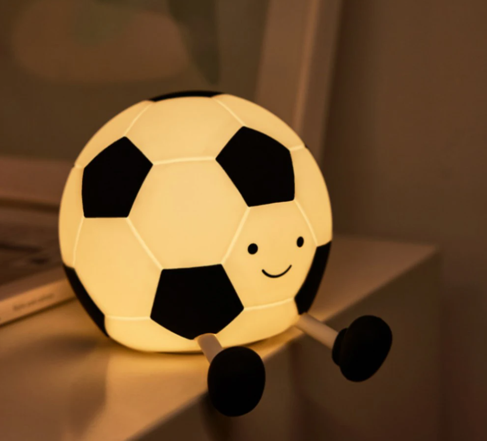 GlowKick Fußball-Silikon Nachtlicht-Leuchtezauber