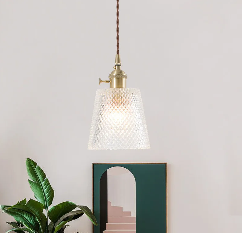 AeroNord LumiSphere Pendant Light – Japandi Glass Pendant Lamp for Living Rooms, Cafés &Modern Interiors
